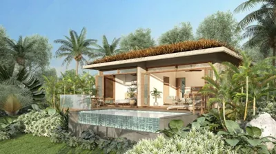 Lyréa-villa met privézwembad en zeezicht — Overthemoon Luxury Pool Villas